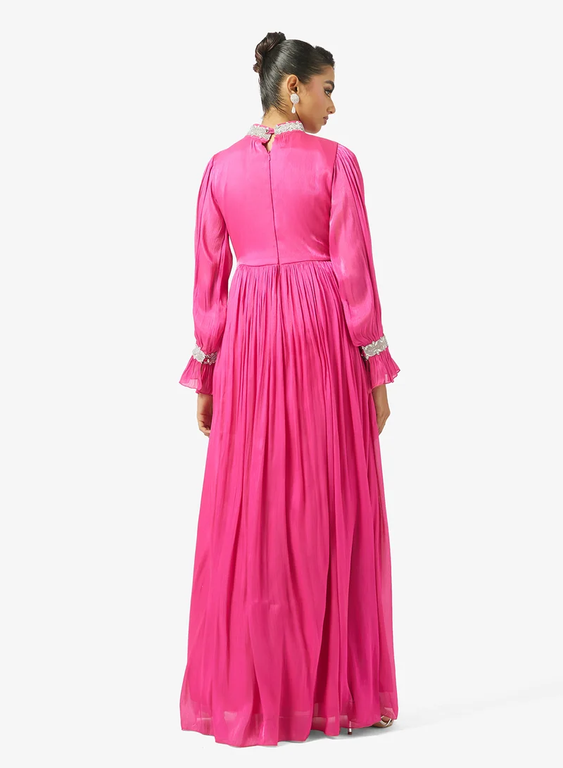 Golden Apple Embellished Maxi Dress